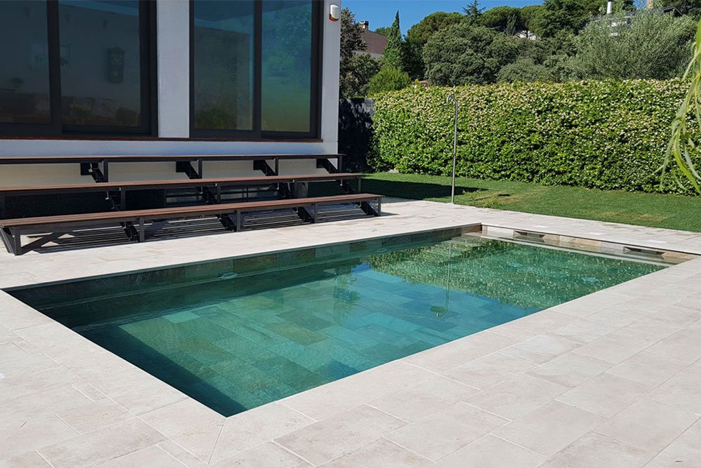 Rosa Gres Porcelánico Piscinas